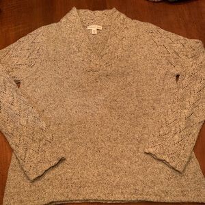 Coldwater Creek Women’s Brown V-neck sweater M